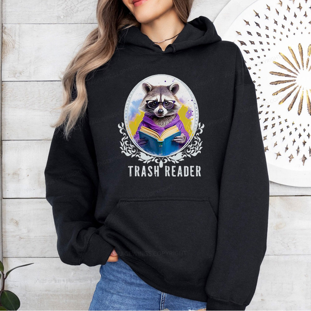 Pagewings Trash Reader Unisex Classic Hoodie