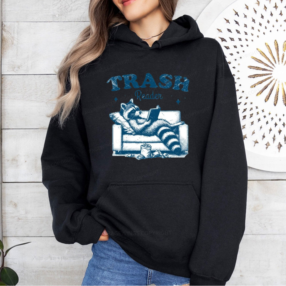 Pagewings Trash Reader Unisex Classic Hoodie