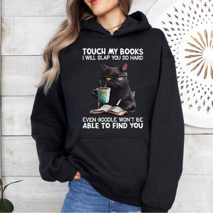 Pagewings Touch My Books I Will Slap You So Hard Unisex Classic Hoodie