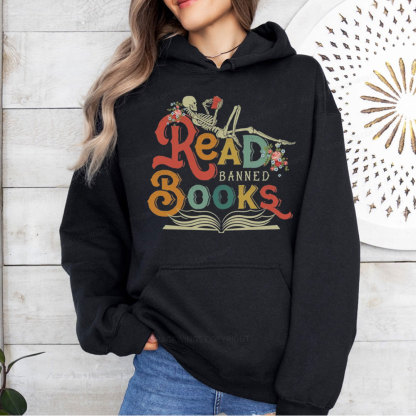Pagewings Read Banned Books Unisex Classic Hoodie