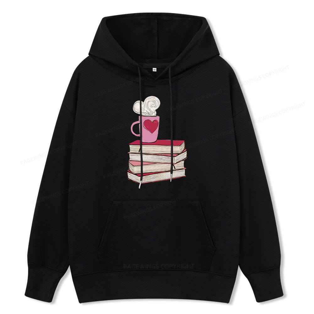Pagewing Valentine's Day Gift for the Book Lover Unisex Classic Hoodie