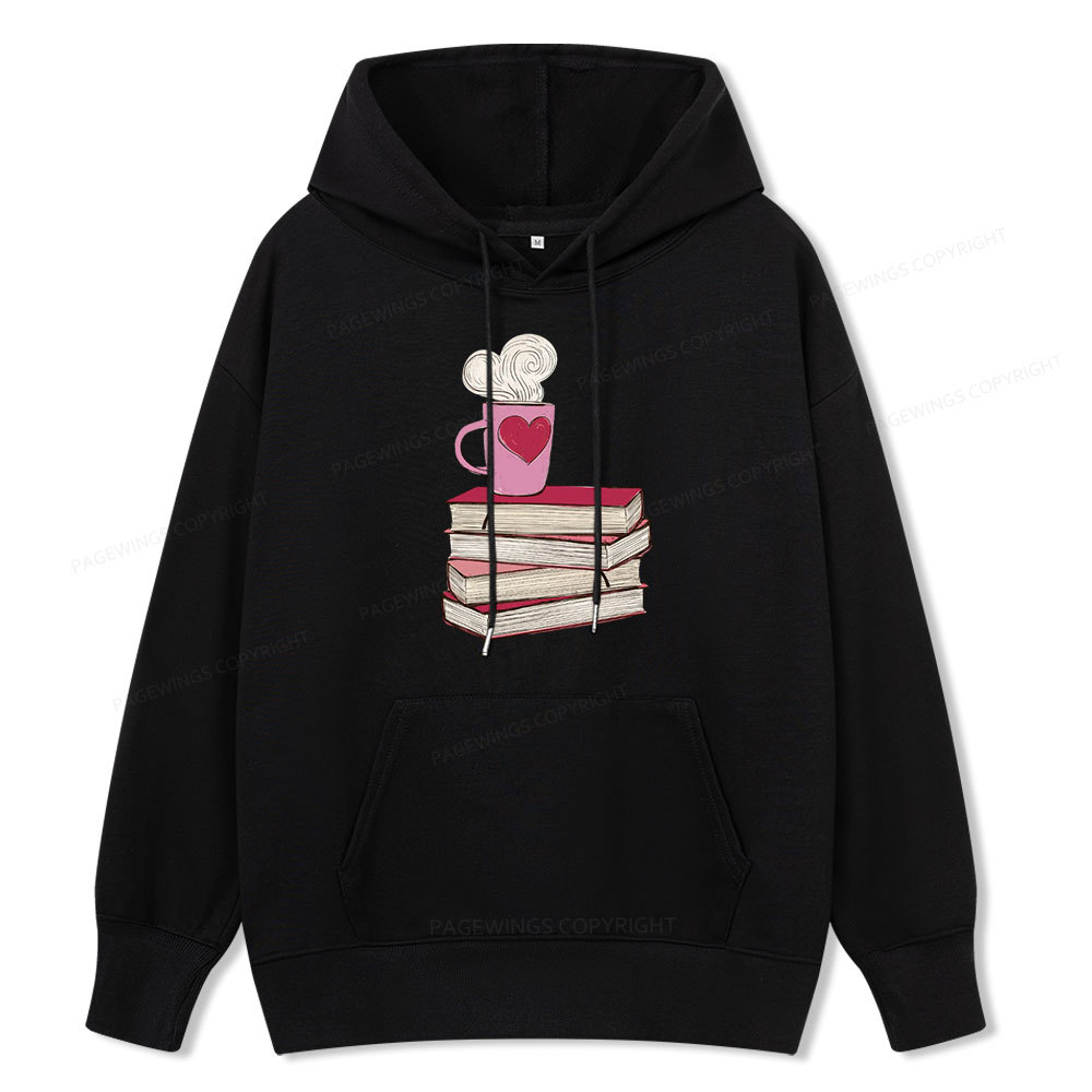 Pagewing Valentine's Day Gift for the Book Lover Unisex Classic Hoodie