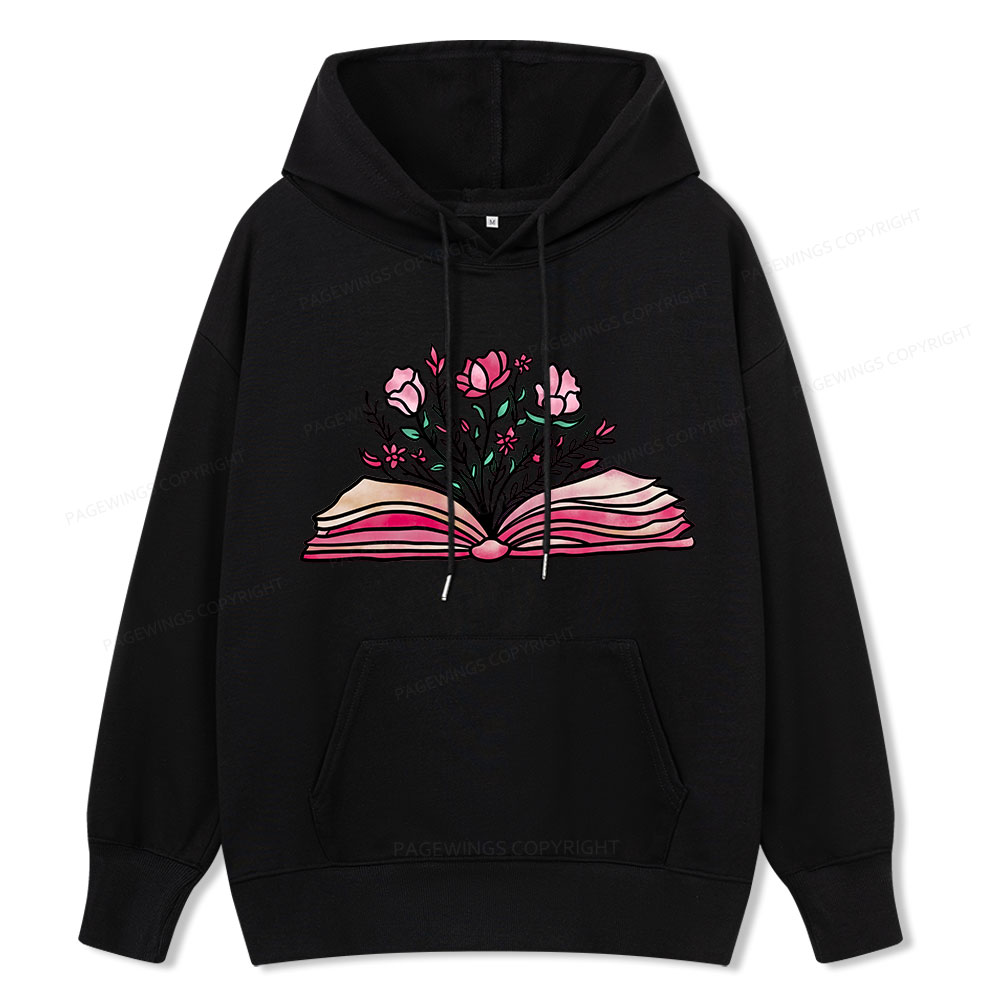 Pagewings Booktrovert Definition Funny Book Lover Png Unisex Classic Hoodie