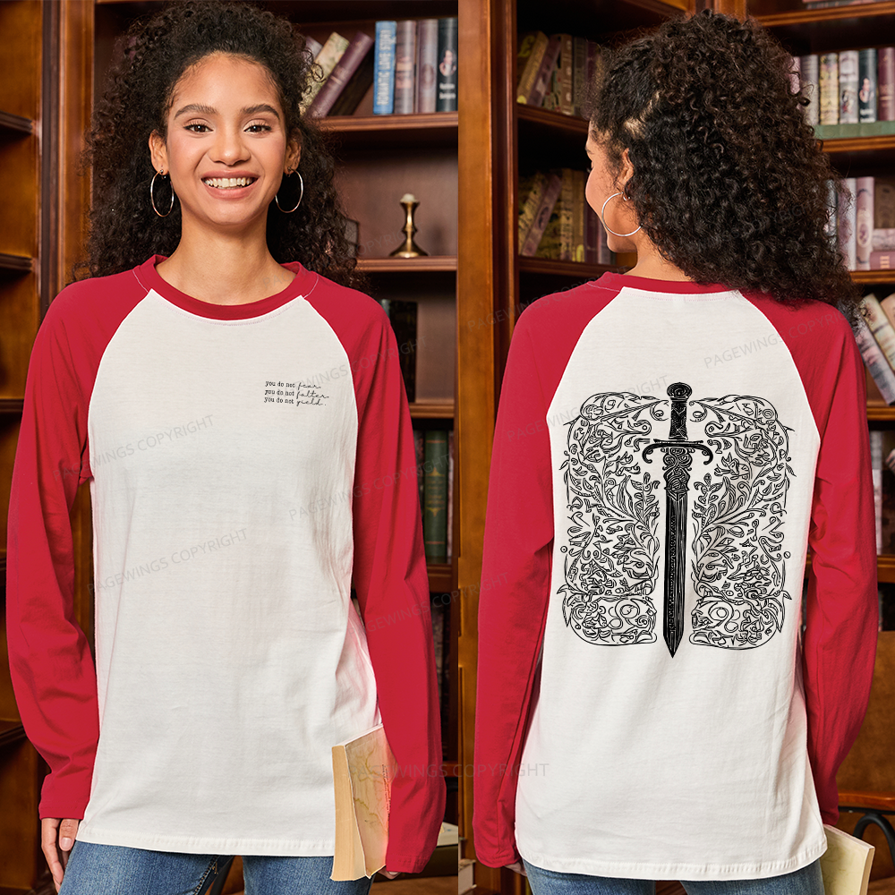 Pagewings You Do Not Yield Long Sleeve Raglan T-shirt