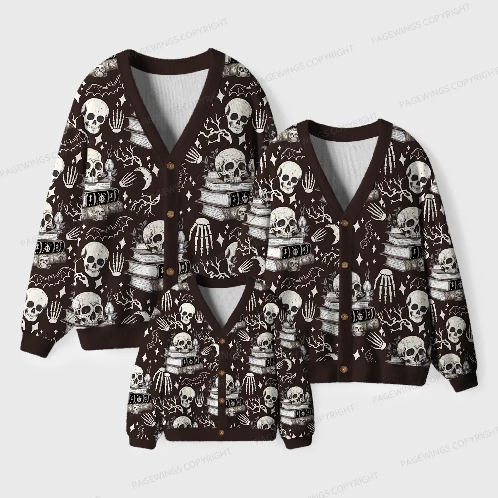 Pagewings Read Banned Books Gain Forbidden Knowledge Unisex Ugly Cardigan Sweaters