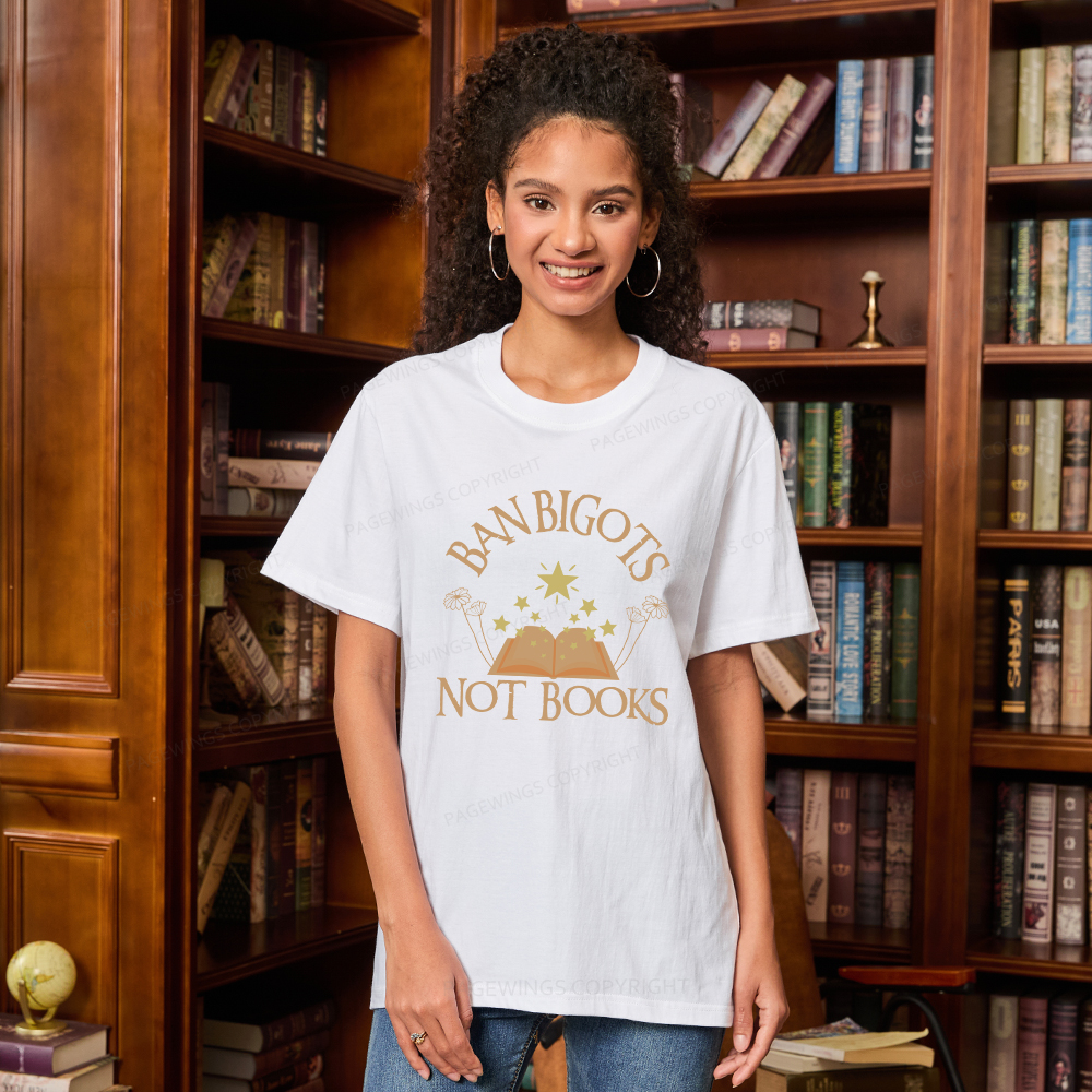 Pagewings Ban Bigots Not Books Unisex Classic T-shirt