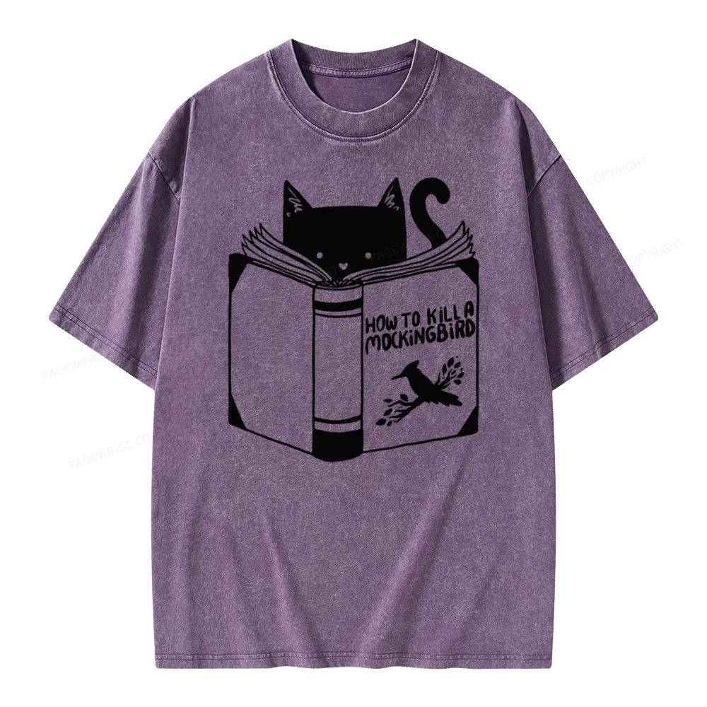 Pagewing How to Kill a Mockingbird Unisex Washed T-shirt