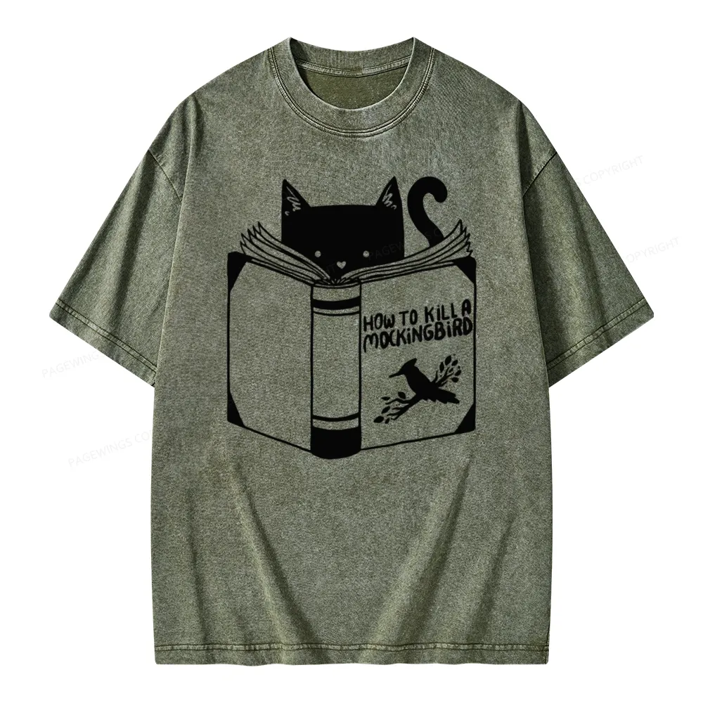 Pagewing How to Kill a Mockingbird Unisex Washed T-shirt