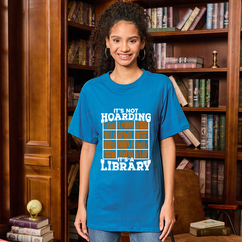 Pagewings It's Not Hoarding It's A Library Unisex Classic T-shirt