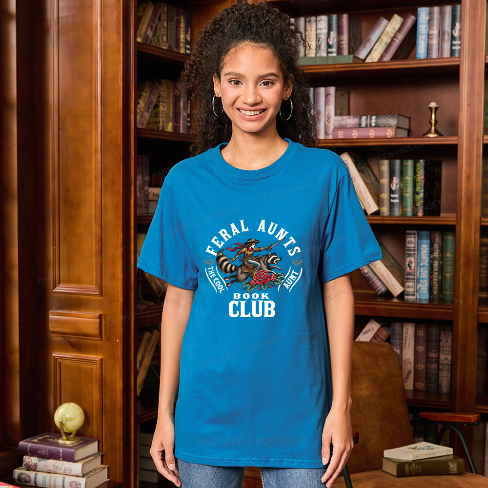 Pagewings Feral Aunt Social Book Club Unisex Classic T-shirt