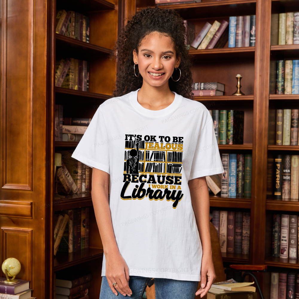 Pagewings Because I Work In A Library Unisex Classic T-shirt