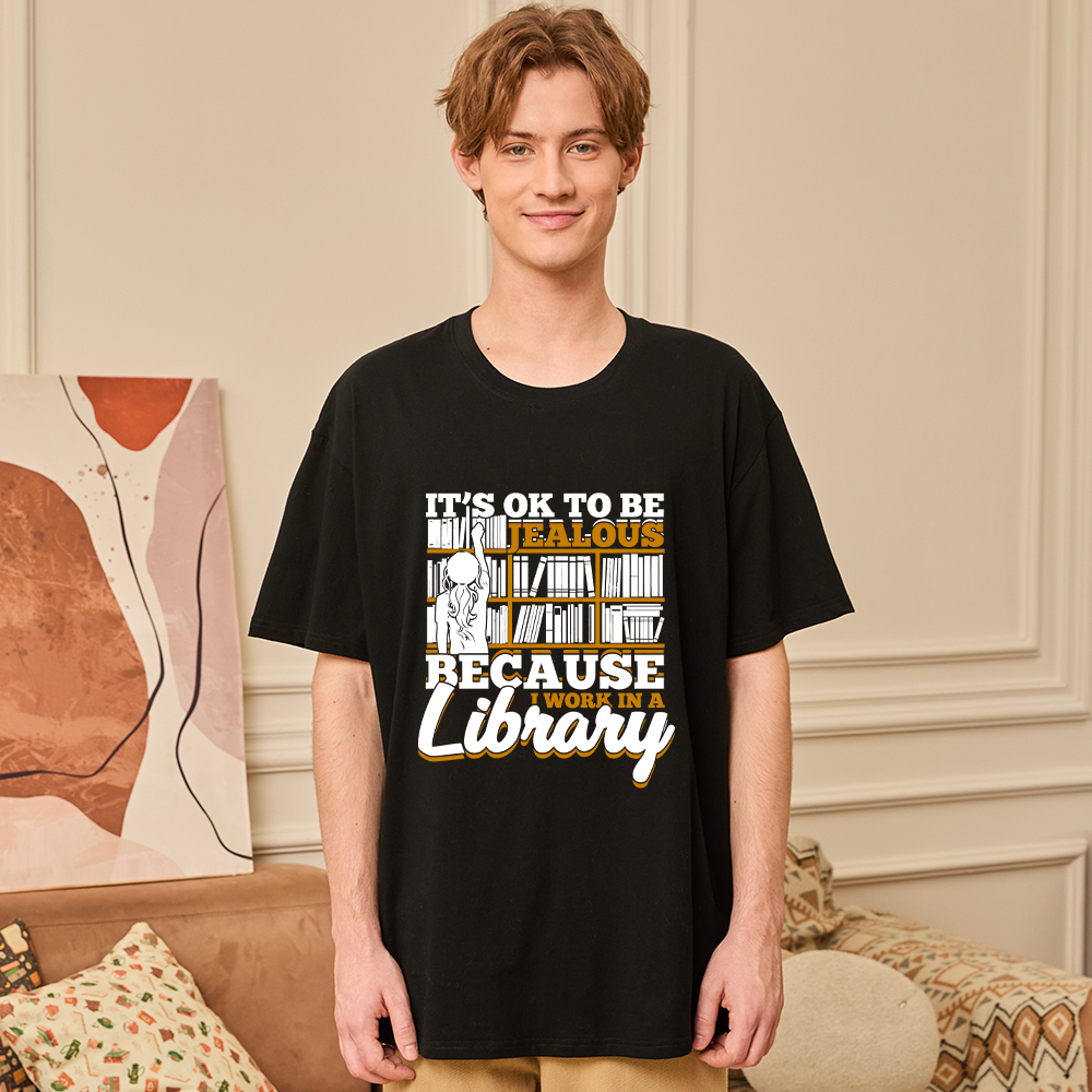 Pagewings Because I Work In A Library Unisex Classic T-shirt