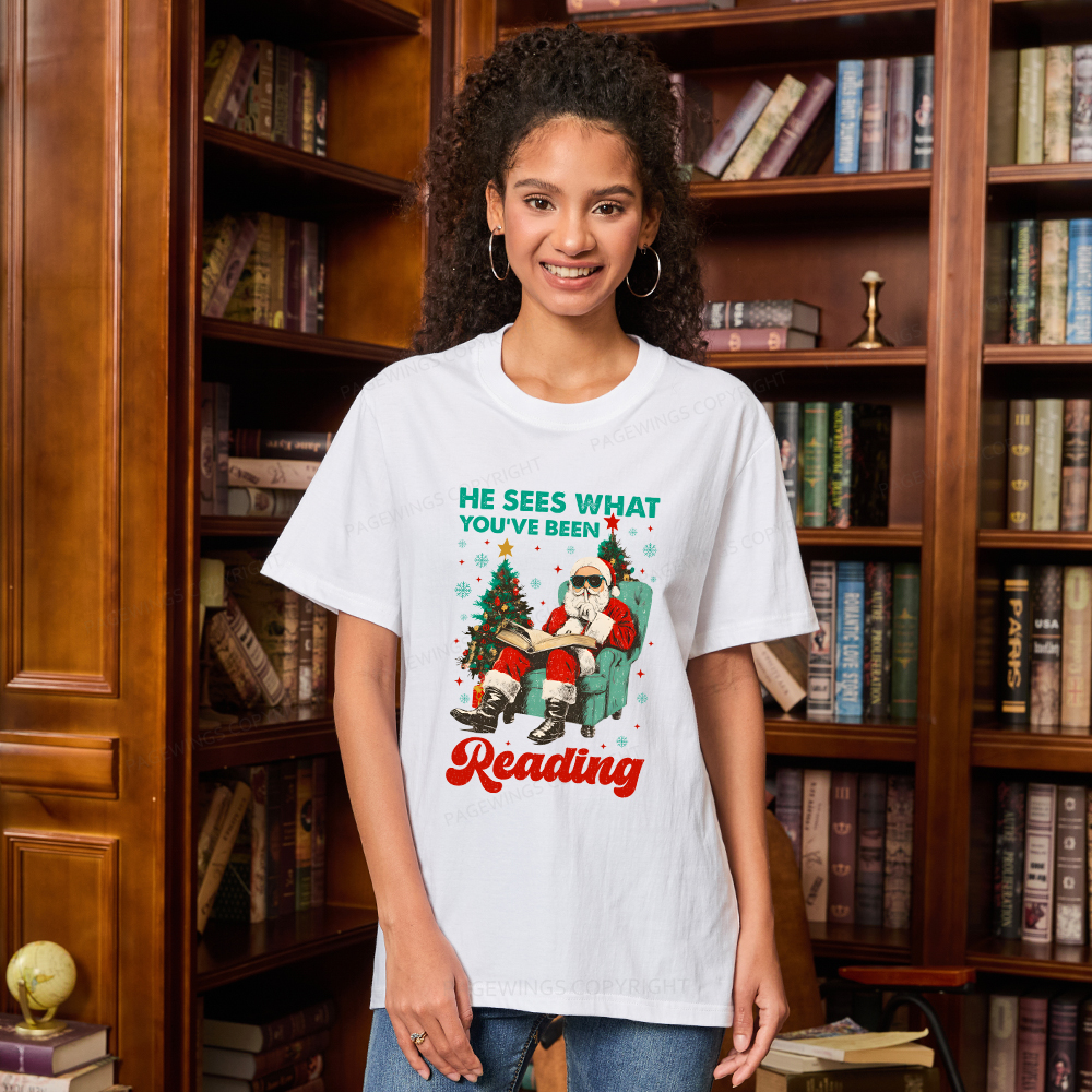 Pagewings Christmas Reading Unisex Classic T-shirt