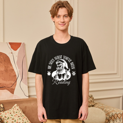 Pagewings He Sees What You've Been Reading Unisex Classic T-shirt