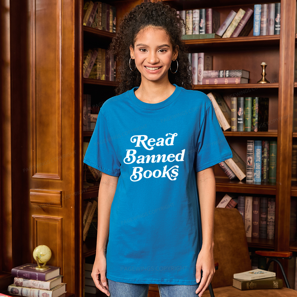 Pagewings Read Banned Books Unisex Classic T-shirt