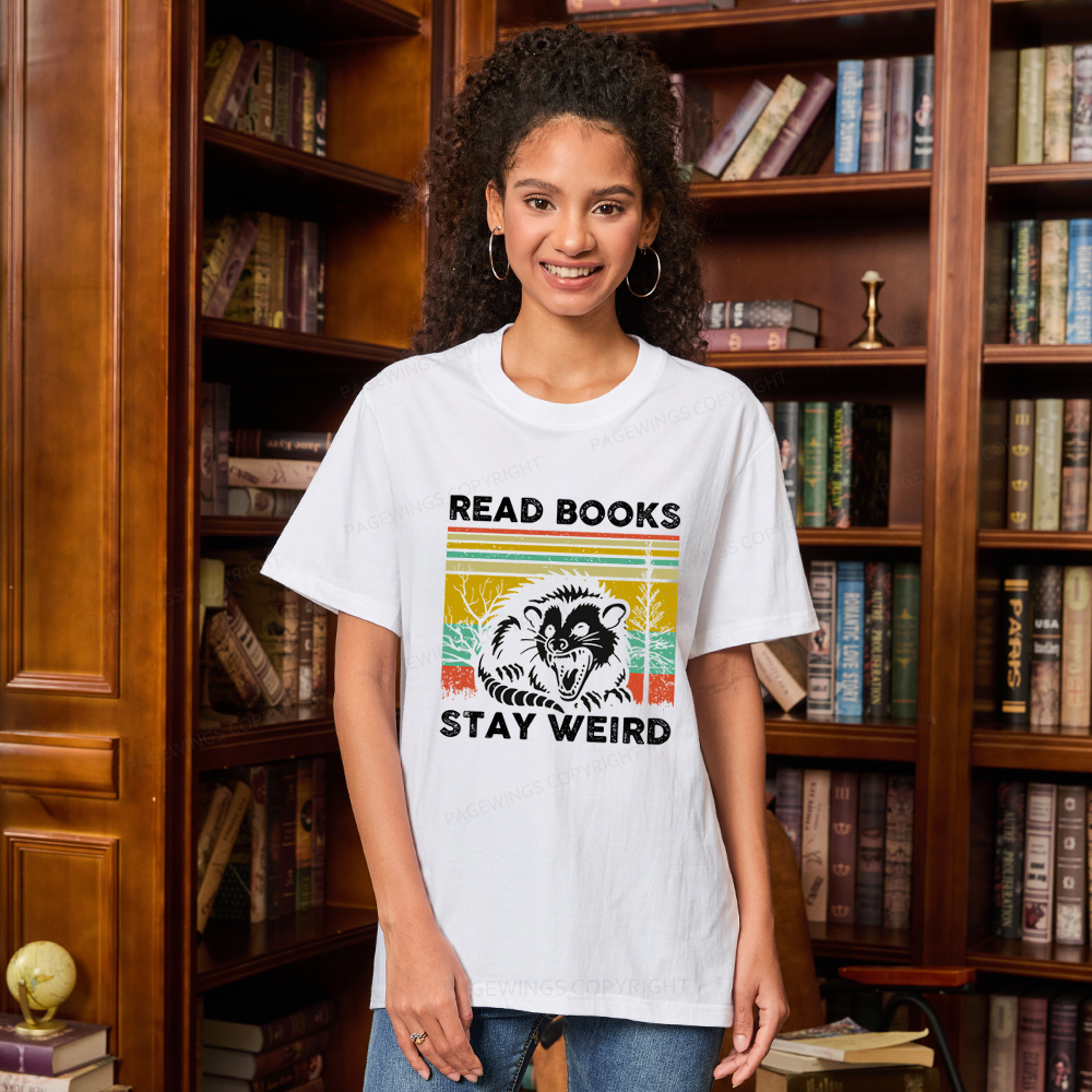 Pagewings Read Books Stay Weird Unisex Classic T-shirt