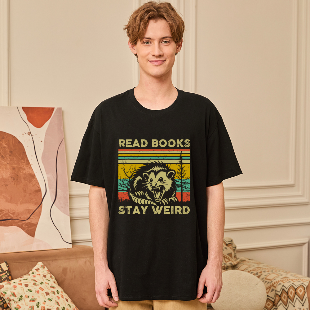 Pagewings Read Books Stay Weird Unisex Classic T-shirt
