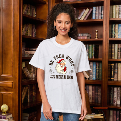 Pagewings He Sees What You've Been Reading Unisex Classic T-shirt