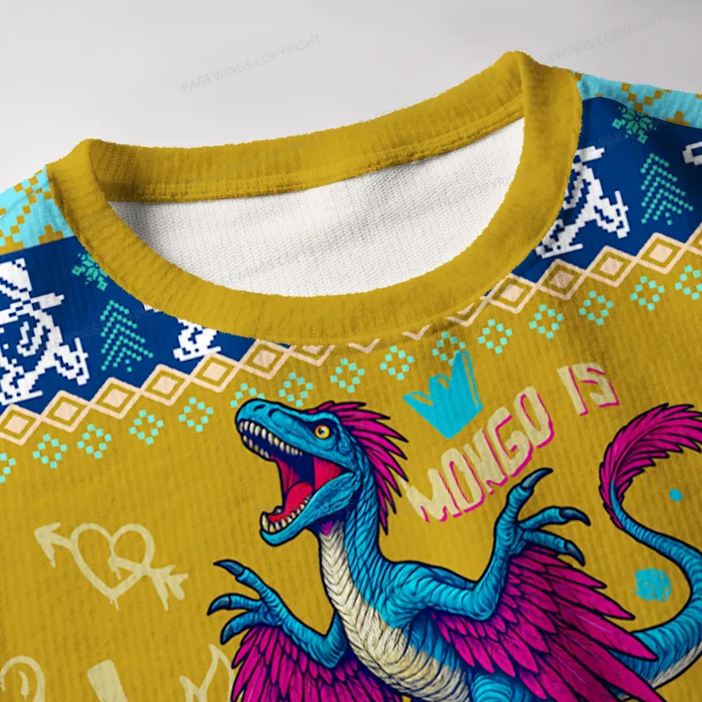 Pagewings Mongo Is Appalled Unisex Ugly Knit Sweatshirt