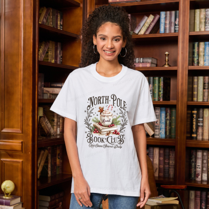 Pagewings Funny North Pole Book Club Unisex Classic T-shirt