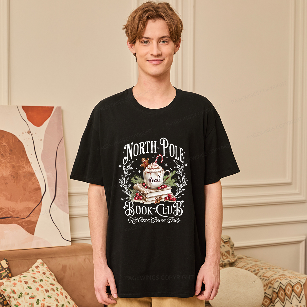 Pagewings Funny North Pole Book Club Unisex Classic T-shirt