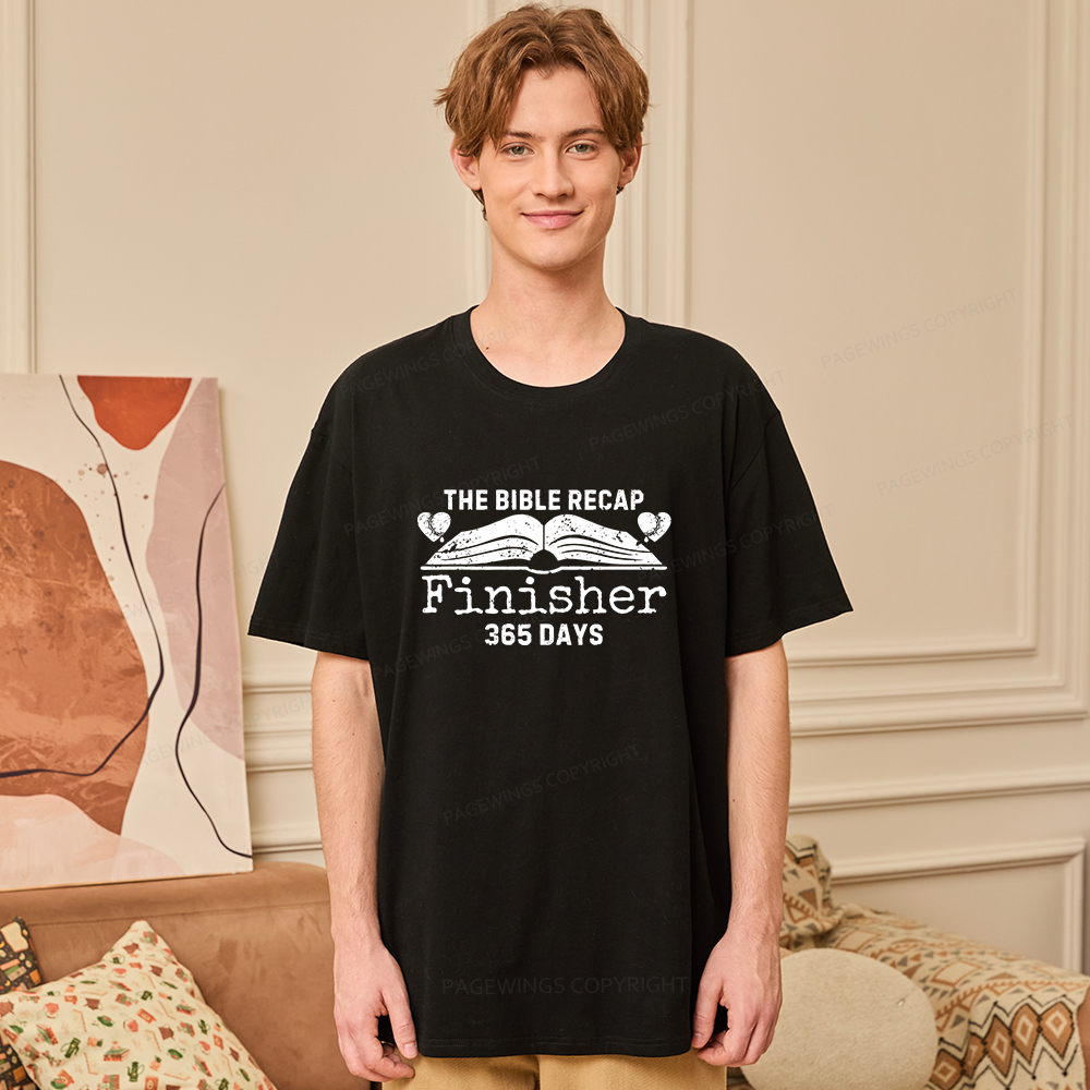 Pagewings The Bible Recap Finisher 365 Days Unisex Classic T-shirt