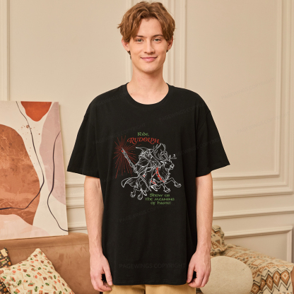 Pagewings Funny Christmas Show Us The Meaning Of Haste Unisex Classic T-shirt