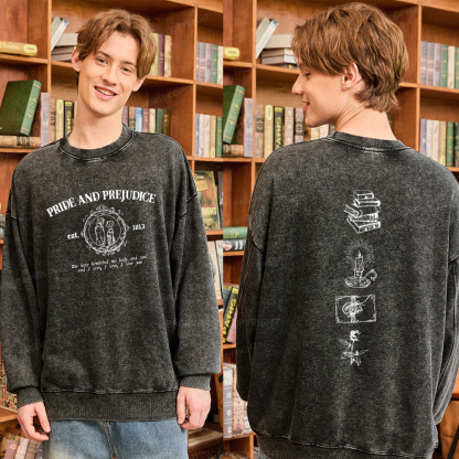 Pagewings You Have Bewitched Me Body And Soul Unisex Washed Sweatshirt