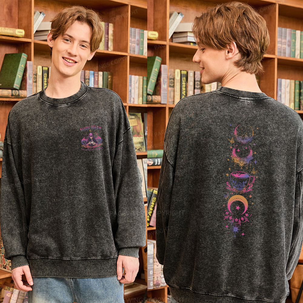 Pagewings A Court Of Thorns And Roses Unisex Washed Sweatshirt