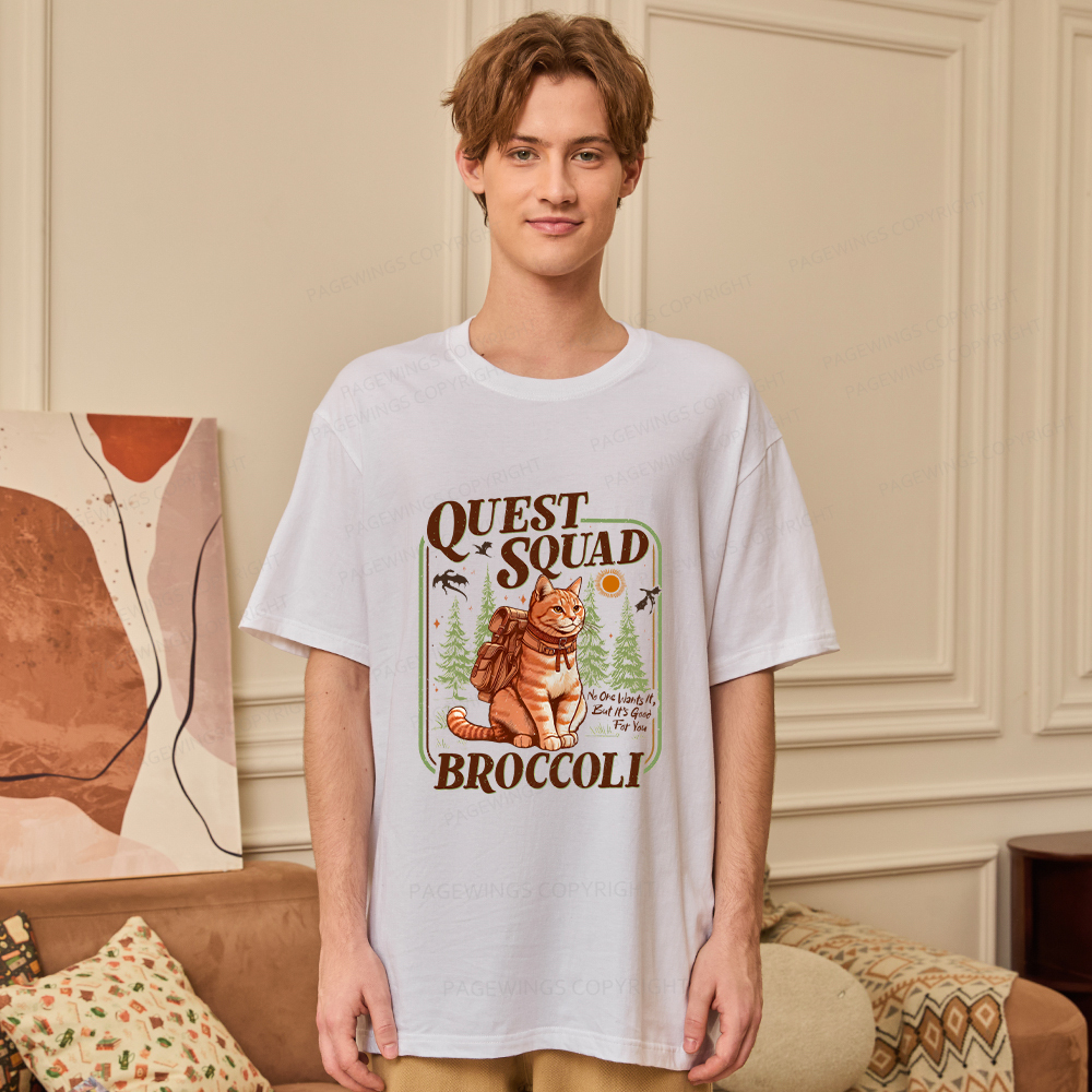 Pagewings Quest Squad Broccoli Unisex Classic T-shirt