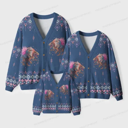 Pagewings Book Lover Unisex Ugly Cardigan Sweaters