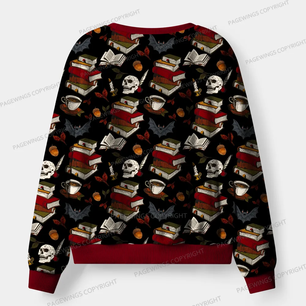 Pagewings Read Books Stay Weird Unisex Flannel Pajama Set