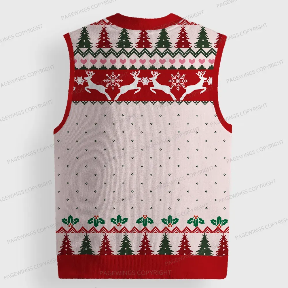 Pagewings Stop Making Drama You're Not Shakespeare Unisex V-Neck Ugly Knit Vest
