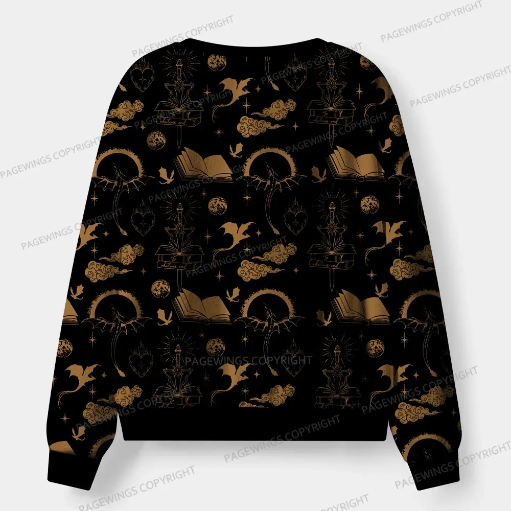 Pagewings Fantasy Reading Unisex Flannel Pajama Set