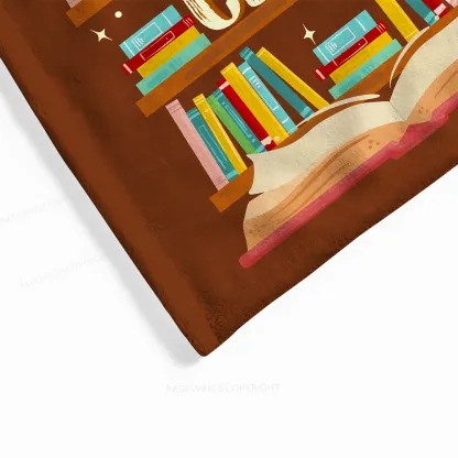 Pagewings So Many Books So Little Time Flannel Blanket