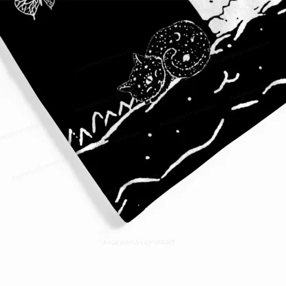 Pagewings Read In Peace Flannel Blanket