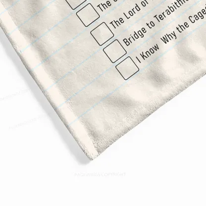 Pagewings I'm With The Banned Flannel Blanket