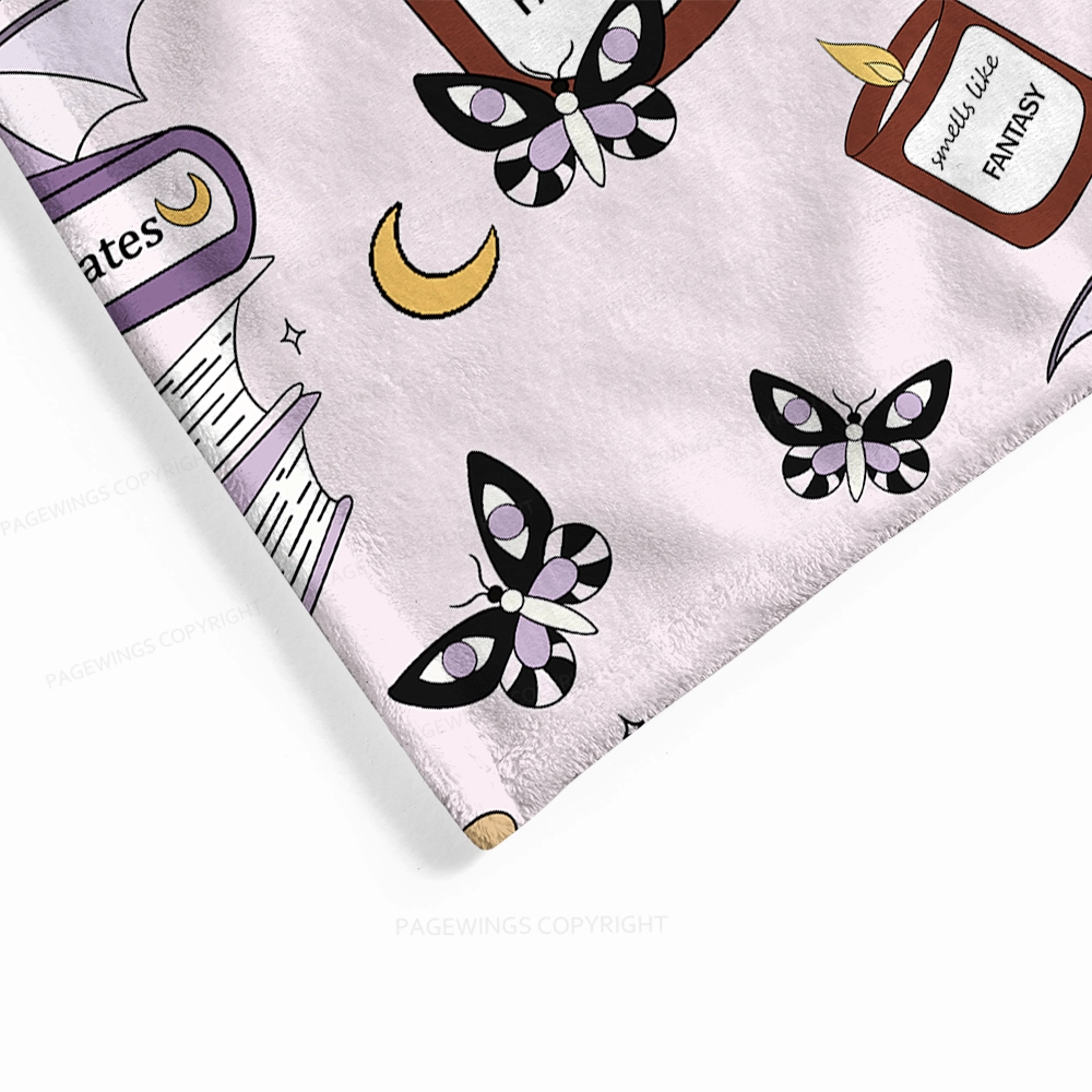 Pagewings Smells Like Fantasy Flannel Blanket