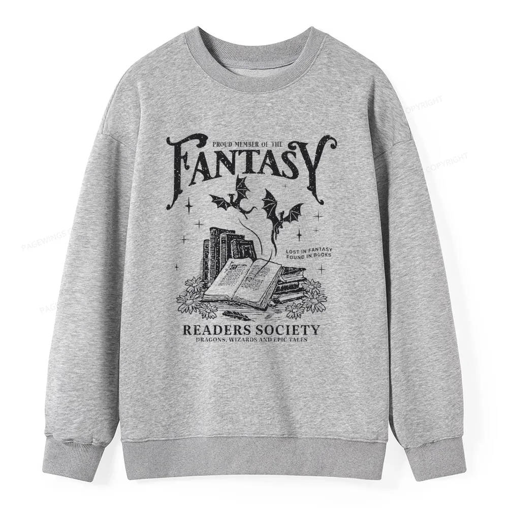 Pagewings Fantasy Readers Society Unisex Classic Sweatshirt