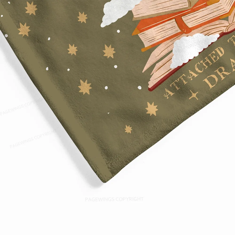 Pagewings Emotionally Read Flannel Blanket