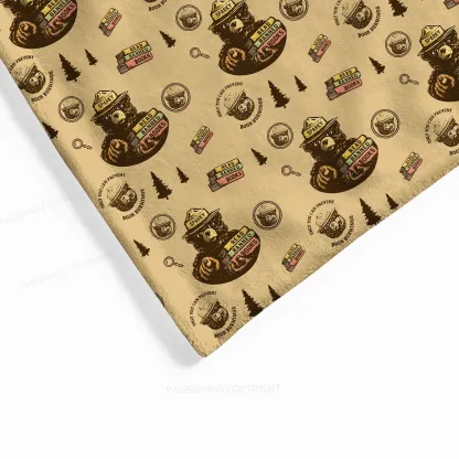 Pagewings Only You Can Prevent Book Burnings Read Flannel Blanket