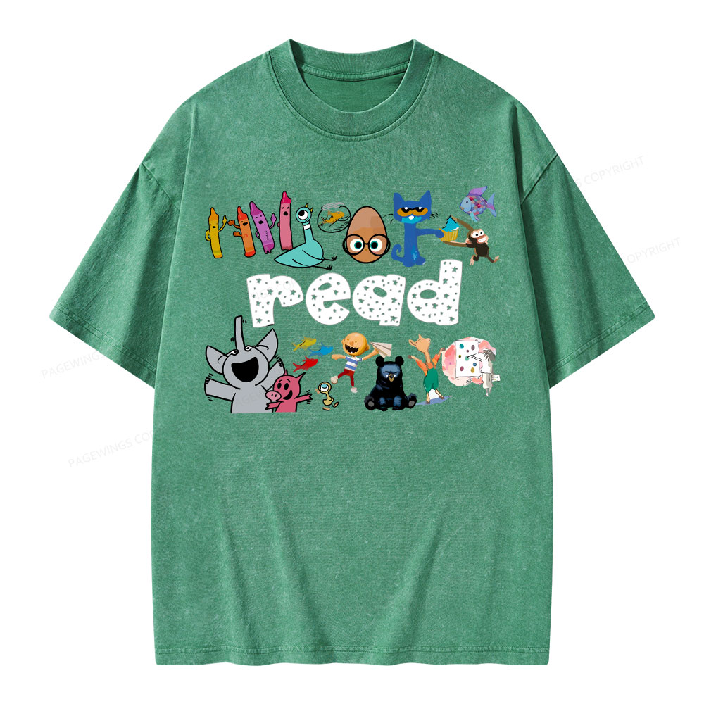 Pagewings Teacher Life Shirt, Teacher Shirt Unisex Washed T-shirt