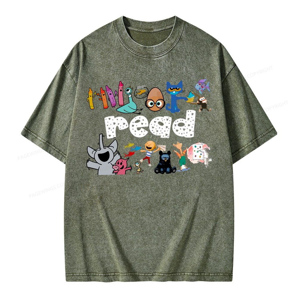 Pagewings Teacher Life Shirt, Teacher Shirt Unisex Washed T-shirt