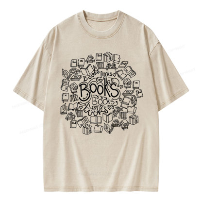 Pagewings Book Lover Unisex Washed T-shirt