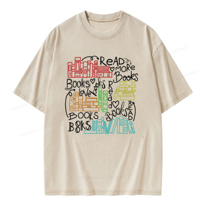 Pagewings Reading Week Shirt For Teachers & Read America Unisex Washed T-shirt