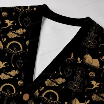 Pagewings Fantasy Reader Unisex Ugly Cardigan Sweaters