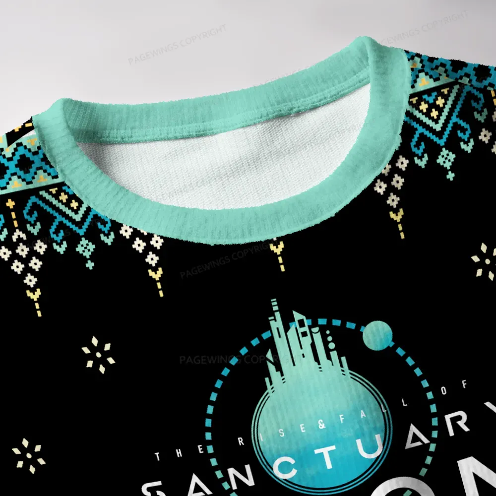 Pagewings Sanctuary Moon Unisex Ugly Knit Sweatshirt