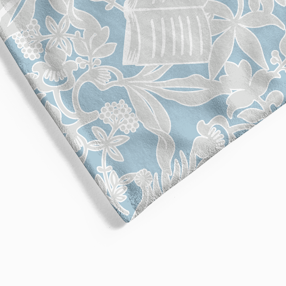 Pagewings Bookish Vibe Flannel Blanket