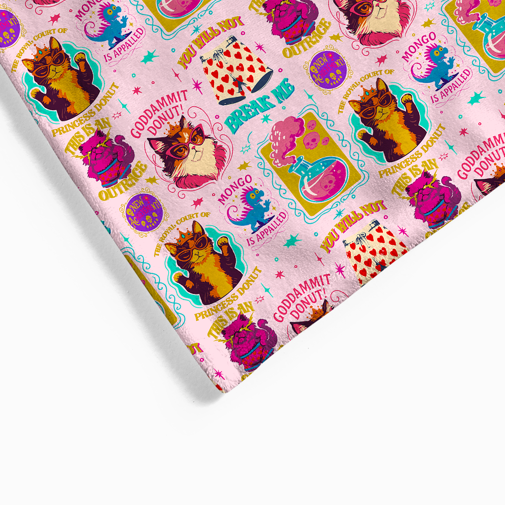 Pagewings Sci Fi Book Lover Flannel Blanket