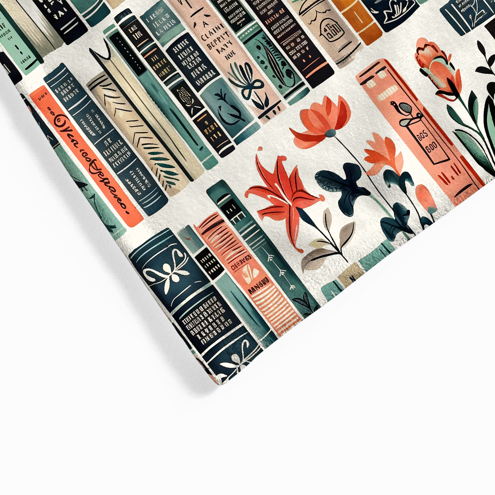 Pagewings Bookish Flannel Blanket